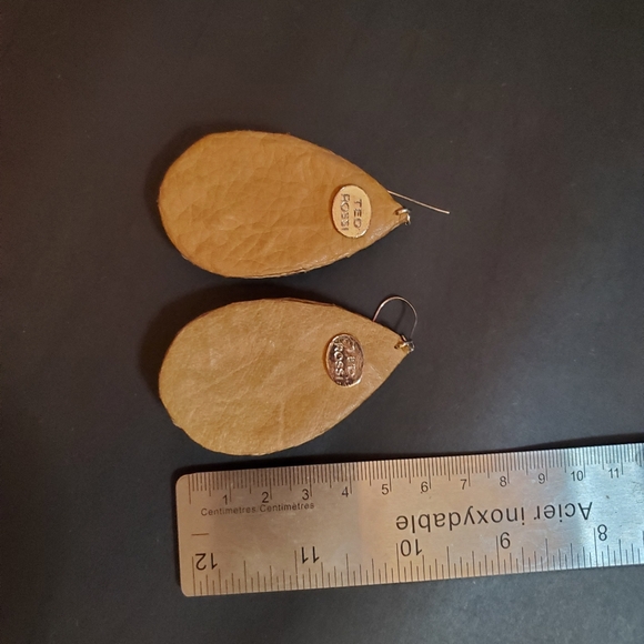 Ted Rossi Python and Crystal Statement Earrings - Picture 4 of 7